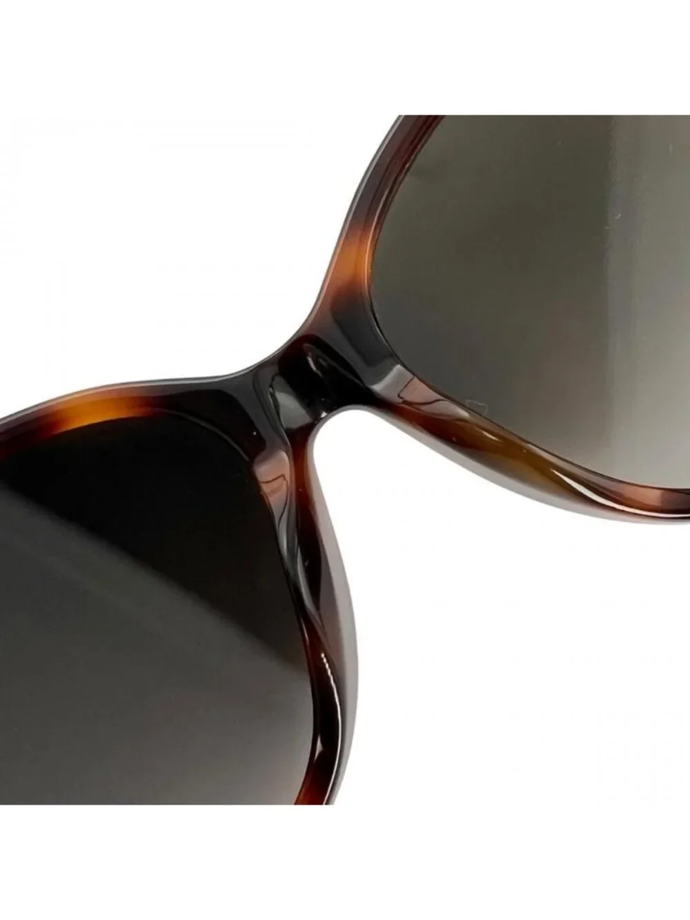 Gucci Sunglasses Interlocking G Acetate Metal Brown Gold Eyewear
